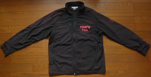 ☆TOM'S☆トムス☆TAA☆10MILLION CARS ANNIVERSARY☆ジャケット☆ブルゾン☆左胸/左腕、背面ロゴプリント☆ブラック☆Lサイズ☆
