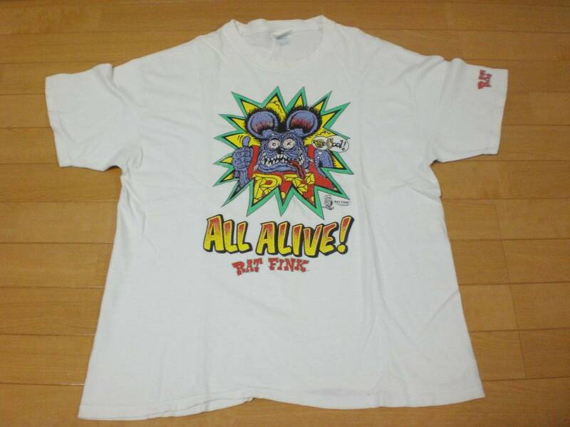 ビンテージ　ラットフィンク　RAT FINK Tシャツ NIRVANA METALLICA RAPTEE 90s HOT ROD エドロス AC/DC SUICIDAL TENDENCIES BEASTIE BOYS