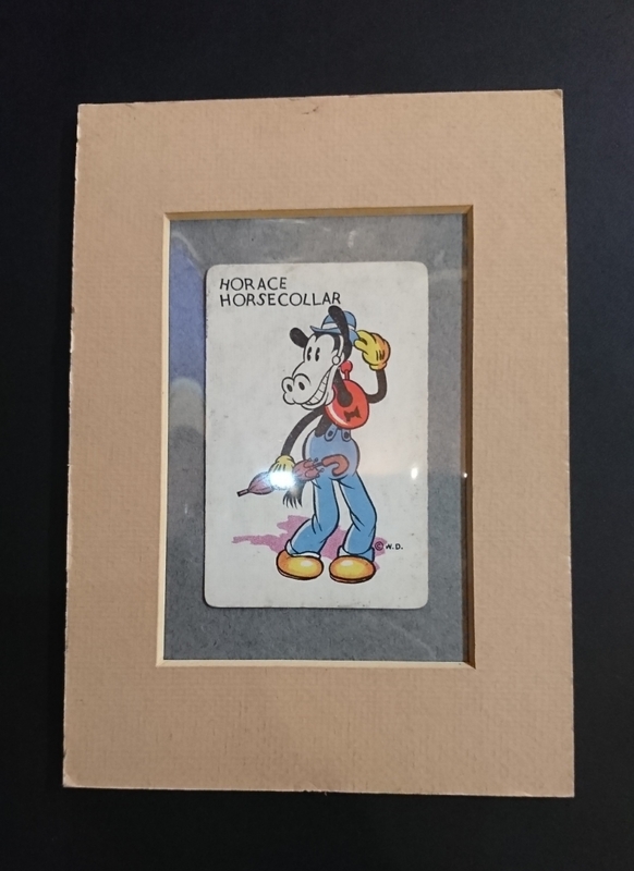 30s vintage mickeymouse old maid cards horace horse collar ミッキーマウス オールド メイド カード ホースカラー