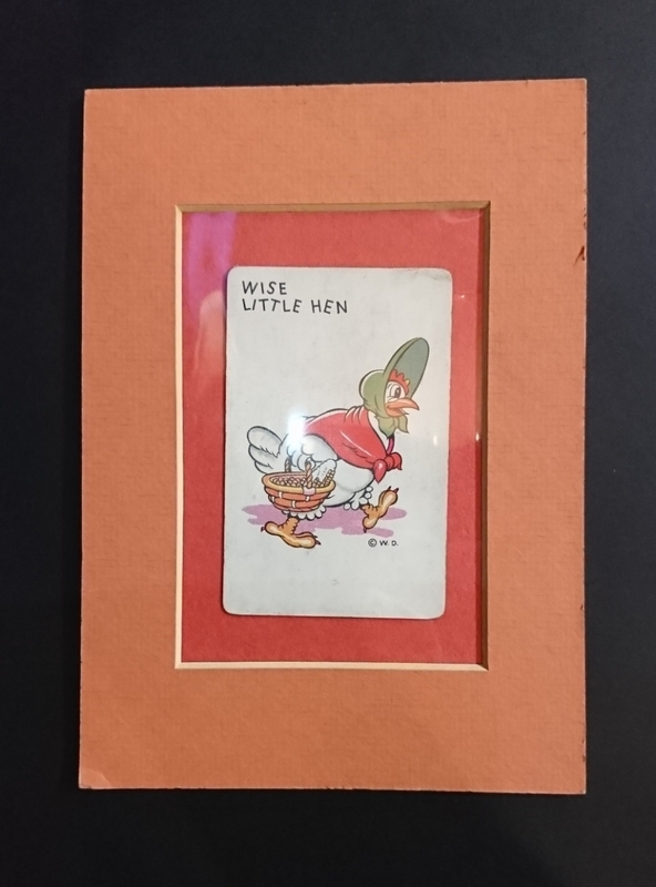 30s vintage mickey mouse old maid cards wise little hen アンティーク ミッキーマウス オールド メイド カード ワイズ リトル ヘン