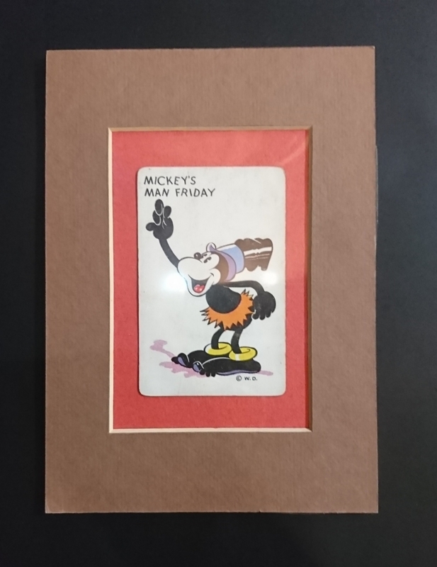 30s vintage mickey mouse old maid cards mickeys man friday ミッキーマウス オールド メイド カード アンティーク