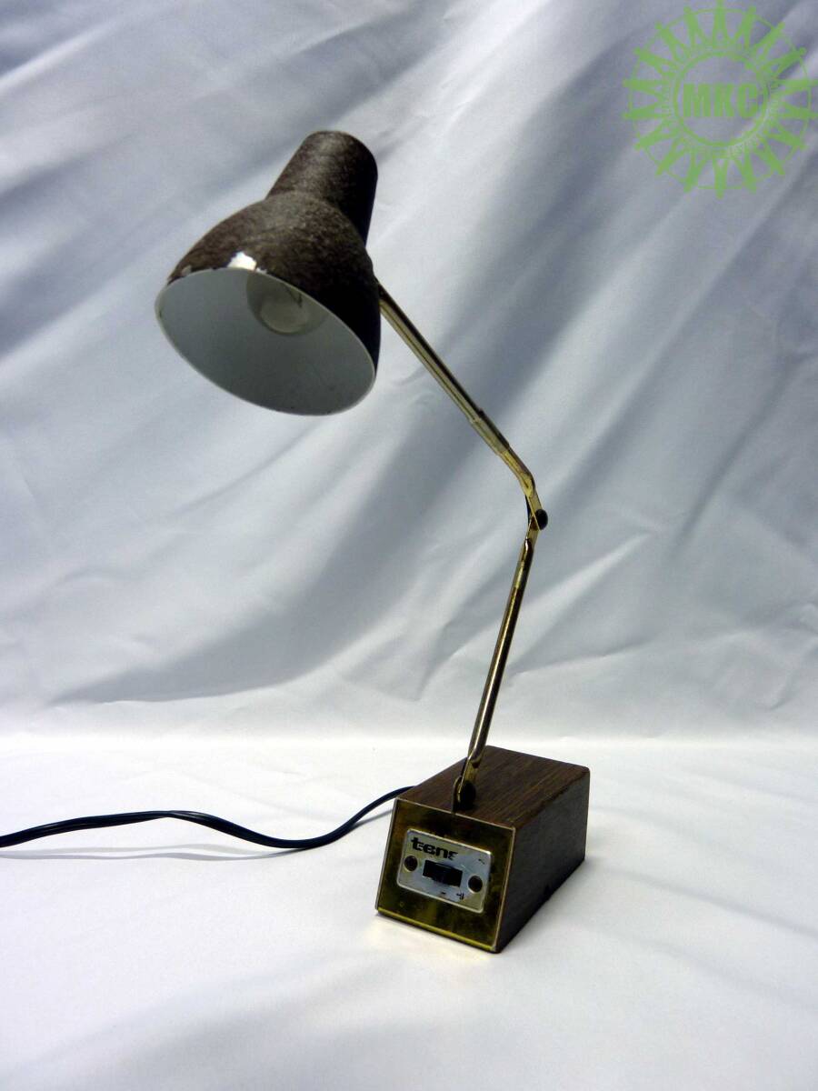 【y5258-N】◆アメリカ製ヴィンテージ ポータブルランプ◆検アメリカブロカント工業系アトリエミニデスクライトUSA間接照明アンティーク