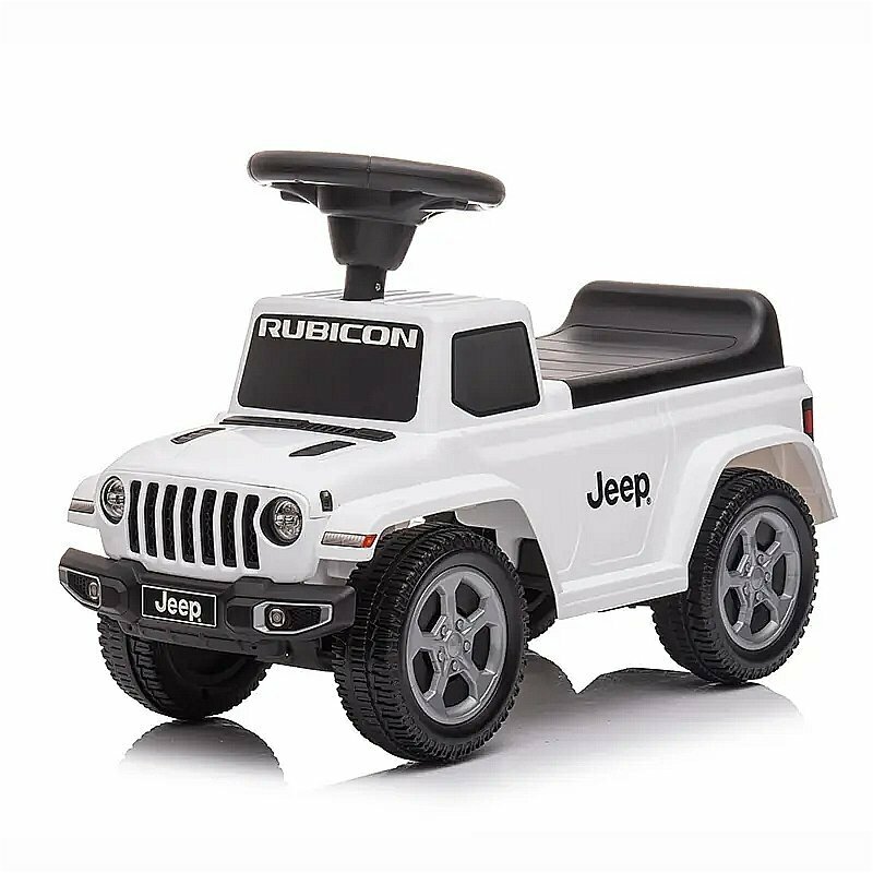 足けり 乗用玩具 ジープ ルビコン グラディエーター JEEP ［ホワイト］ 【本州・四国 送料無料】 子供 おもちゃ プレゼント １～４才 664