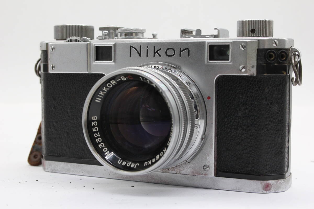 【訳あり品】 ニコン Nikon S Nikkor-S C 5cm F1.4 レンジファインダー カメラ v3812