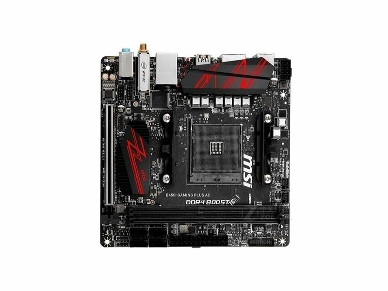 MSI B450I GAMING PLUS AC マザーボード AMD B450 Socket AM4 Mini ITX メモリ最大64G対応 保証あり　