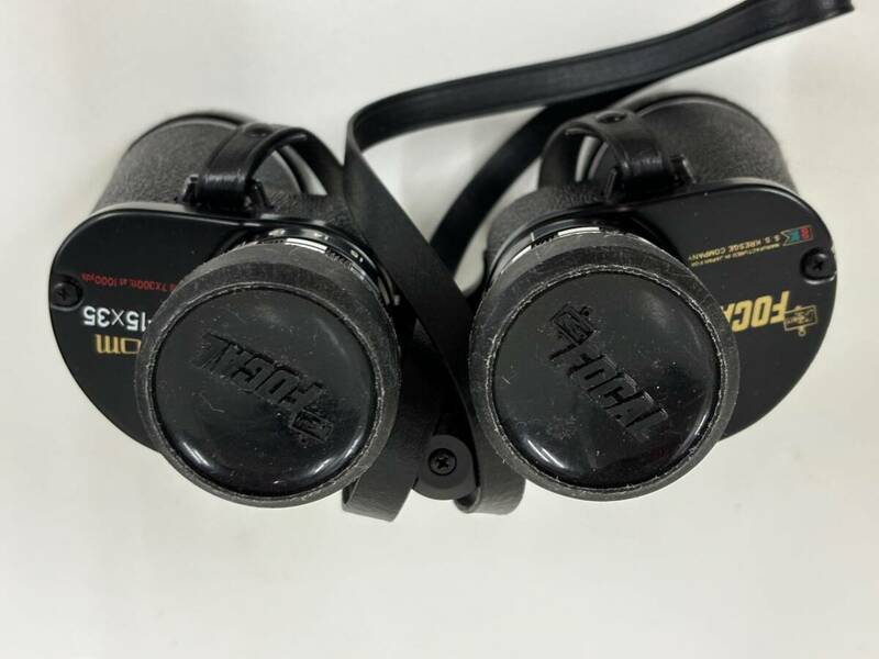 双眼鏡　Binoculars　7X-15X35　CF.AT.　Hard Coated　Lenses　