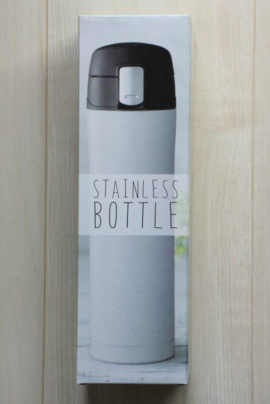 ステンレス製 携帯用魔法瓶 ワンプッシュ真空ステンレスボトル 450ml STAINLESS BOTTLE