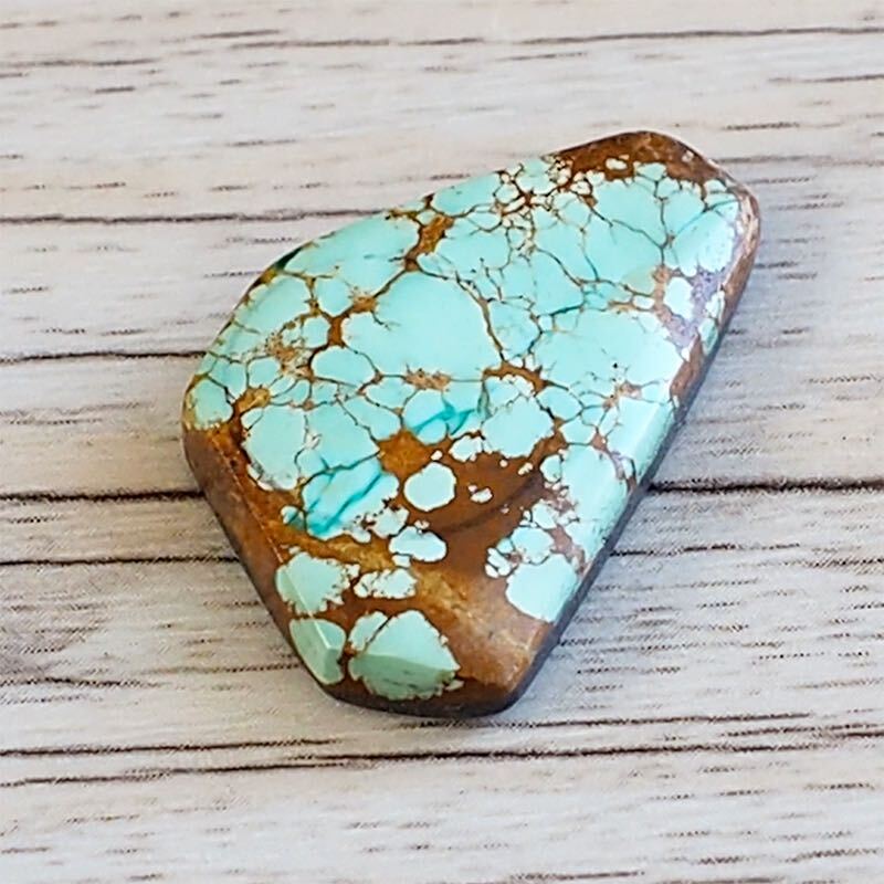 Number8　Turquoise 17ct ◇ ナンバー８ ターコイズ アメリカ トルコ石 彫金 シルバー インディアンジュエリー ルース コレクション #502