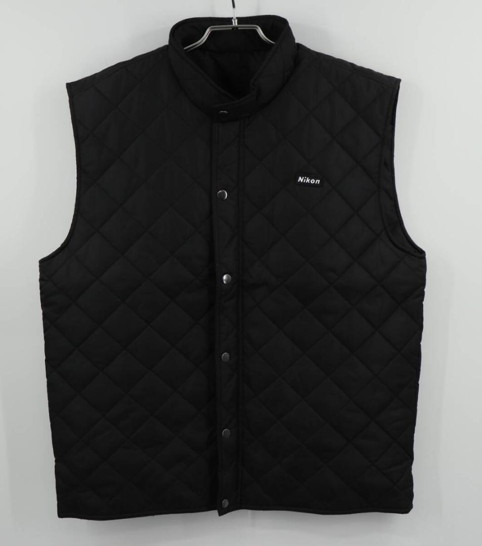 XL新品海外非売品送料無料 キヤノン キャノン CANON キルティング ベスト 黒