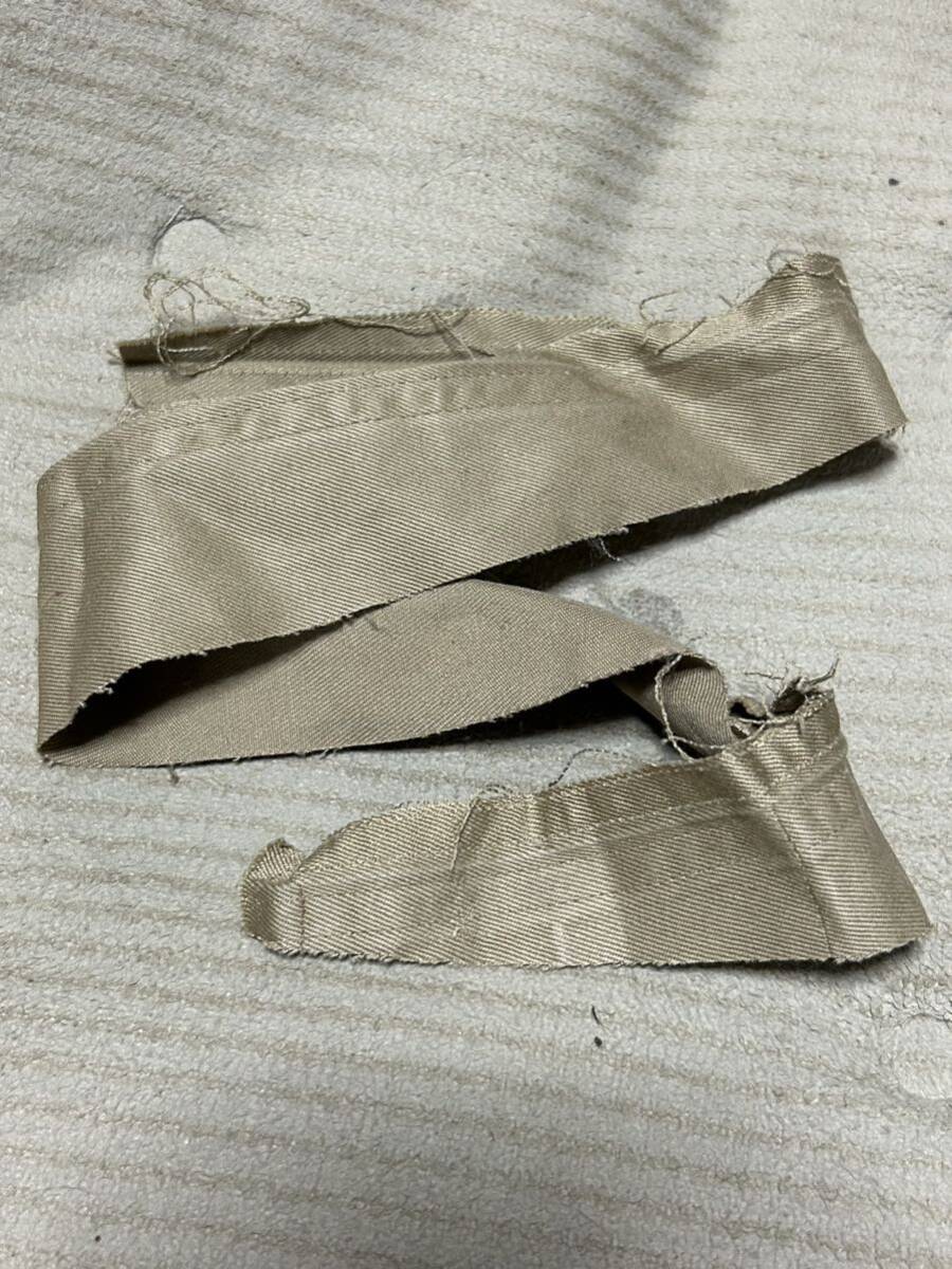 ヴィンテージ40's WWⅡ U.S.ARMYチノクロス残欠ハギレ