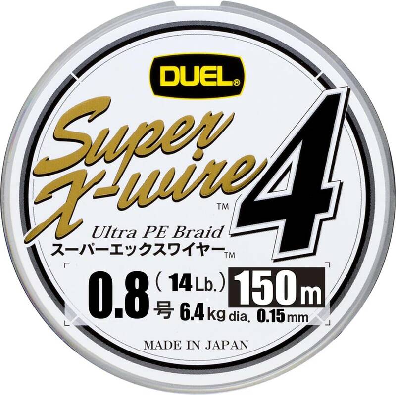 DUEL ( デュエル ) PEライン 釣り糸 スーパーエックスワイヤー4 (Super X-wire 4) 【 ライン 釣りライ