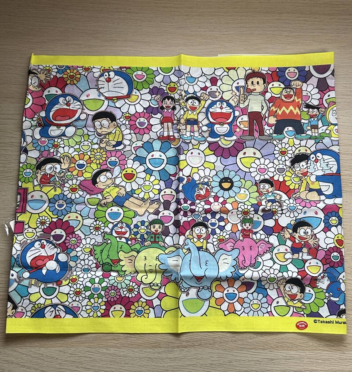 レア 新品 THE ドラえもん展 OSAKA 2019 会場限定 村上隆 ×ドラえもん 手ぬぐい カイカイキキ 永楽屋 手拭い 未使用