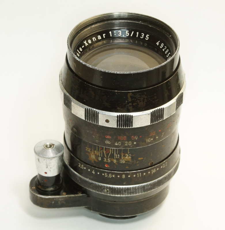 西ドイツ製 Schneider-Kreuznach Tele - Xenar 1:3.5/135 Exakta 1N-583 ゼブラ