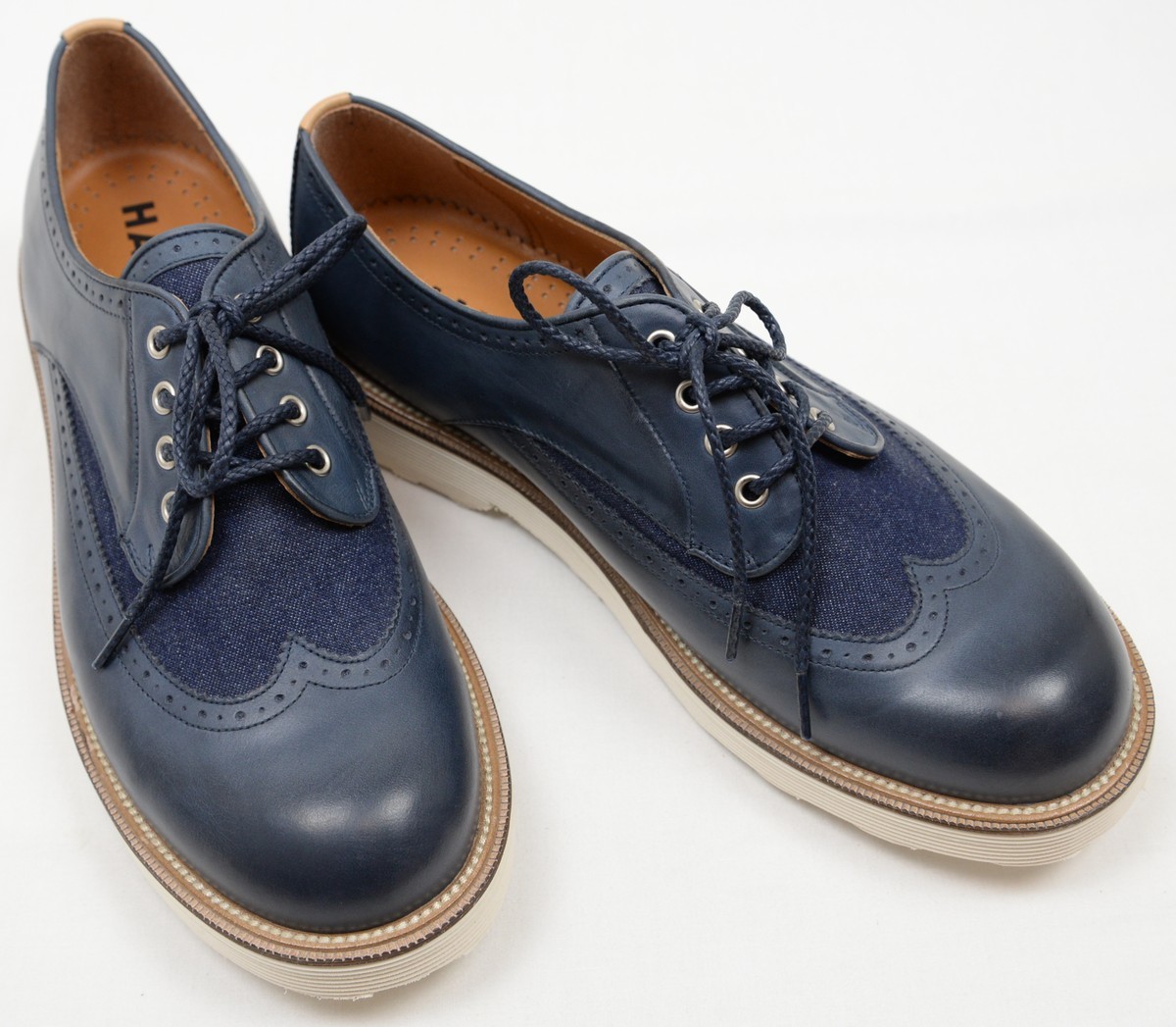 ●KATHARINE HAMNETT LONDONキャサリンハムネットメンズファッションカジュアルシューズ(ウイングチップ,37013,紺,26.0)新品
