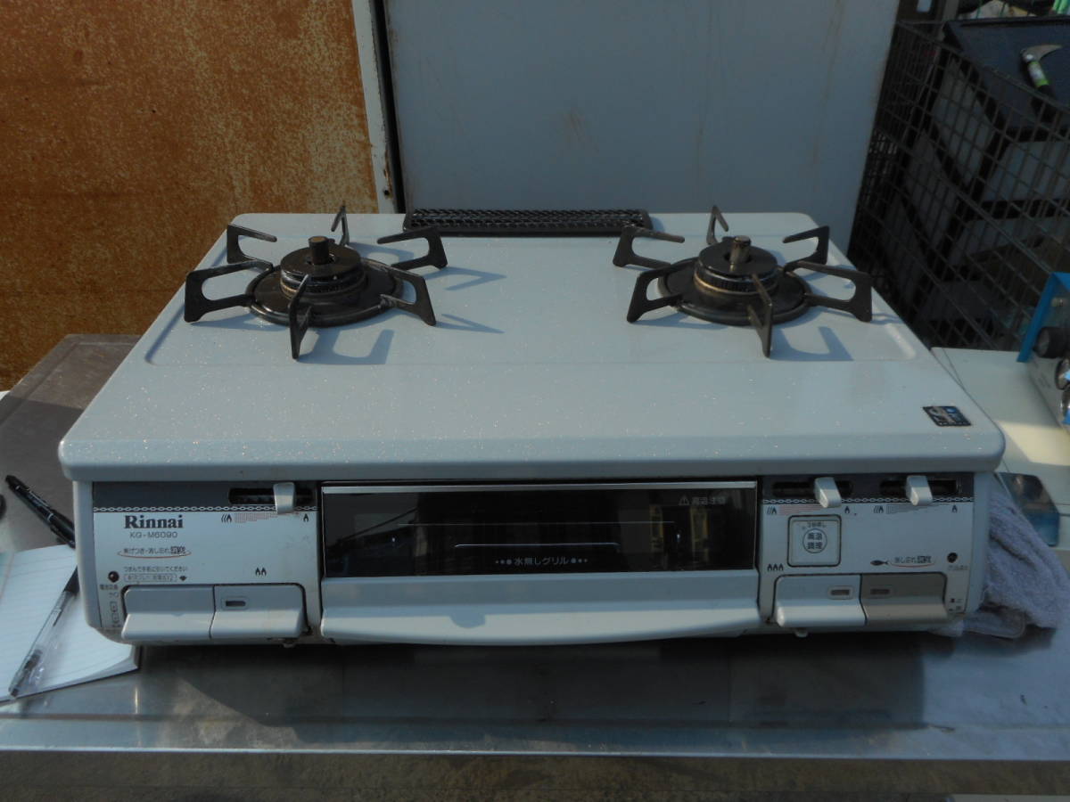 HA10084　Rinnai リンナイ 都市ガス用　 ガスコンロ KG-M6090 　11年