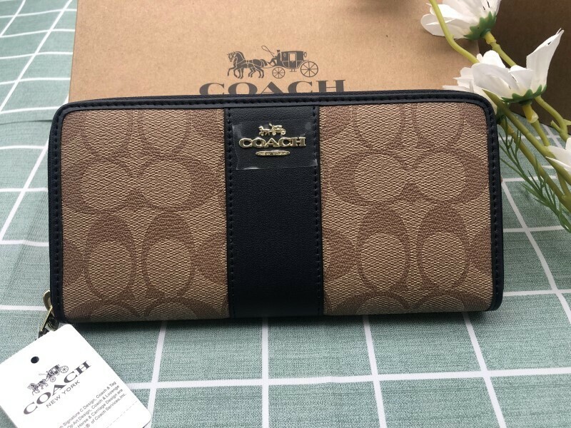 COACH コーチ 財布 長財布 プレゼント 新品 未使用 レザー ウォレット レディース メンズ 贈り物 ラウンドファスナー シグネチャー C023