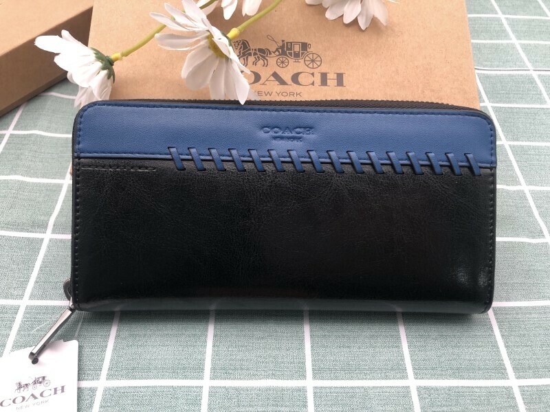 コーチ 財布 COACH 長財布 レザー ズック メンズ レディース 新品 ブラック ブルー シグネチャー プレゼント ブランド ギフト 贈り物 C157