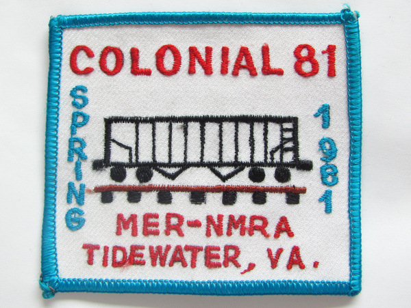 【ワッペン】新品ビンテージUSAアメリカ鉄道ワッペン Colonial 1981年 デッドストックRailroadワークウェア古着レア 昭和56年