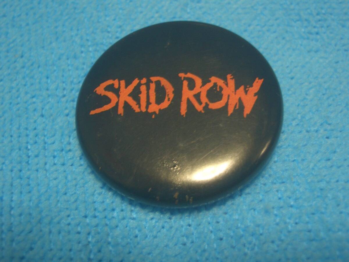 ★スキッド・ロウ★SKID ROW【缶バッジ】セバスチャン・バック / 80年代 / 80's