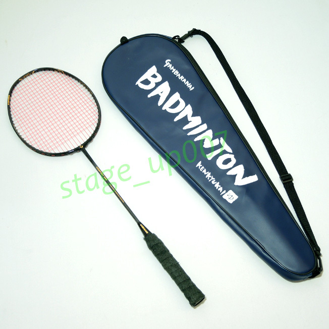 GANBARANAI BADMINTON KENKYUKAI/頑張らないバドミントン研究会／カーボン製 バドミントンラケット Comfort 880（美品）／管QHVK