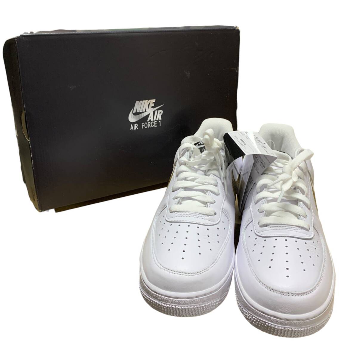 ◆未使用◆ナイキ Nike Air Force 1 Low Retro PRM QS "Ivory Snake" 2019 AO1635-100 28cm スニーカー メンズ Q68362NH