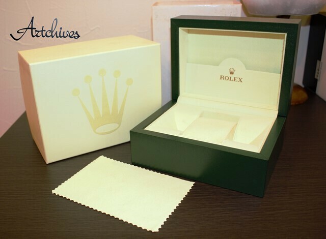 ☆BOX☆1円～☆ROLEX ロレックス☆ 内箱 外箱 緑BOX☆『VRB-122』