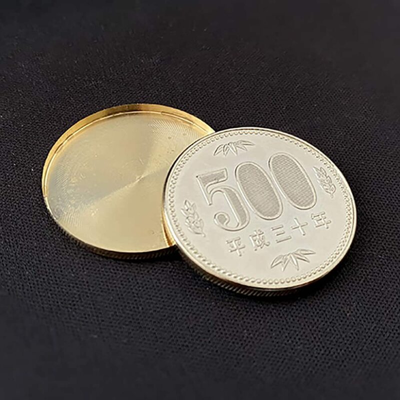 マジック】Expanded Shell Japan 500 Yen/ ５００円コイン・レプリカシェル 【手品 ５００円コインのエキ
