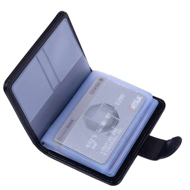 磁気 スキミング防止 カードファイル クレジットカードケース 透明 資格証/保険証/免許証/キャッシュカードケース ポイントカード