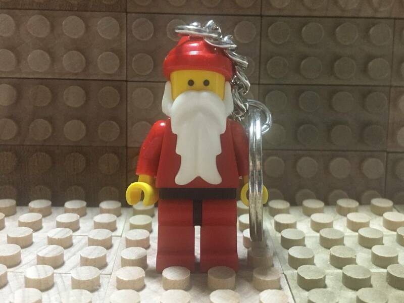 凸凸凸 レゴ LEGO ☆ クリスマス Christmas X'mas ☆ ミニフィグ キーホルダー☆ サンタクロース Santa Claus ☆ 新品 凸凸凸