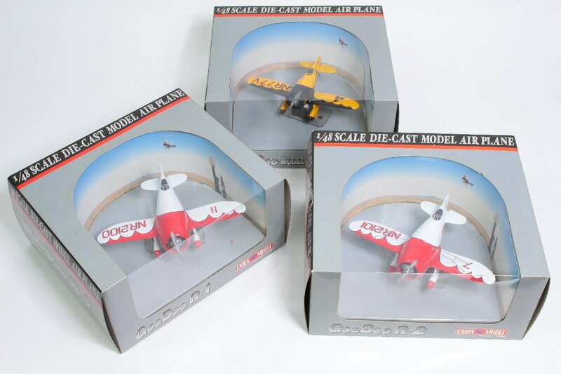 UNION MODEL/ユニオンモデル 〇 [Gee Bee R-1/R-2/MODEL Z]1/48スケール ダイキャストモデル AIR PLANE 飛行機 エアーレース 〇 #8012