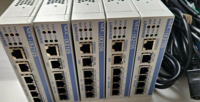 5個セット　NEC UNIVERGE IX2105 電源ケーブル5個付き 初期化済み