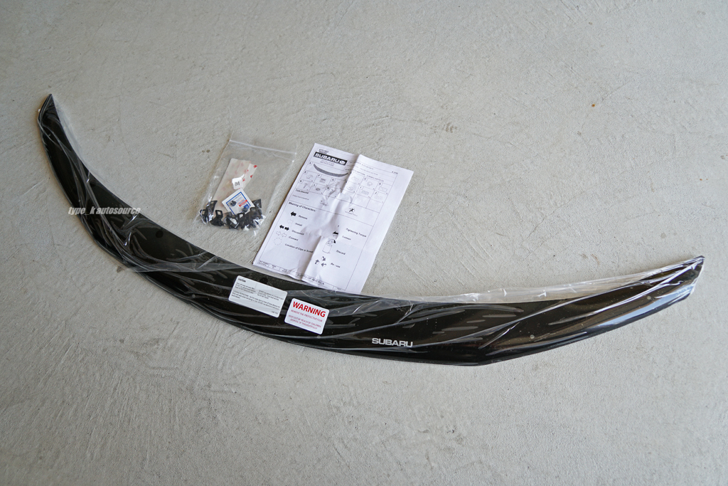 USスバル純正 08-11 SUBARU IMPREZA インプレッサ バグガード デフレクター USDM北米JDM GH系 GE系 GRB GRF WRX STi