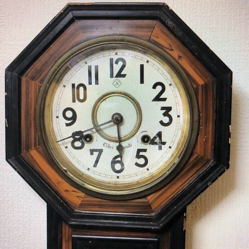 昭和29年 八角時計貴重品 動きます。