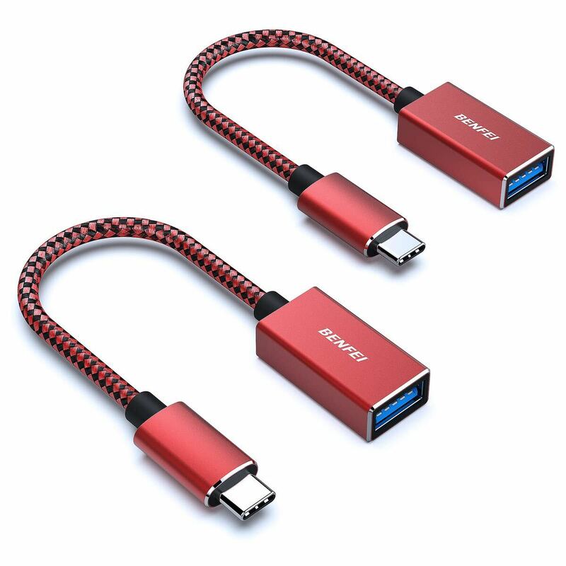 BENFEI USB-C & USB 3.0 変換アダプタ 2個セット Type C USB-A 最大5Gbps タイプc - USB 3.0 アダプタ iPhone