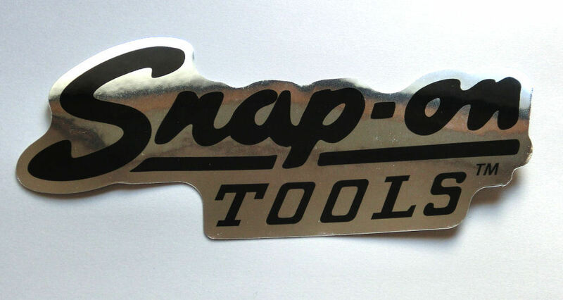 Snap-on (スナップオン) ステッカー クロームロゴ 米国スナップオン社純正 並行輸入 新品未使用
