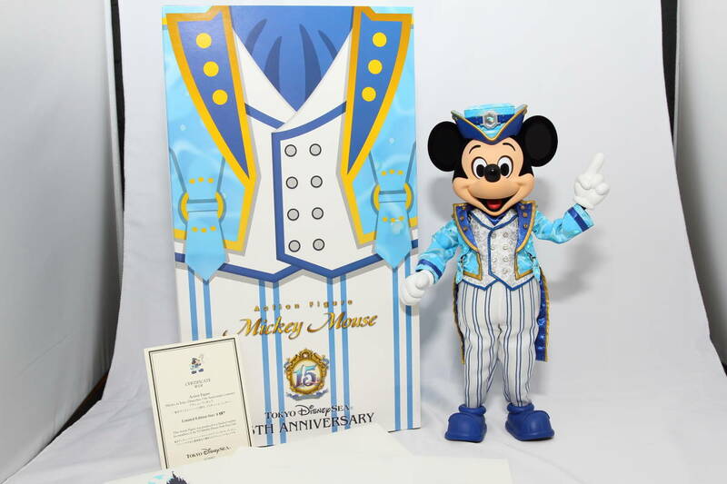 ●○【美品/限定】Disney ディズニー ミッキーマウス アクションフィギュア シー15周年 メディコムトイ TDL TDR●○