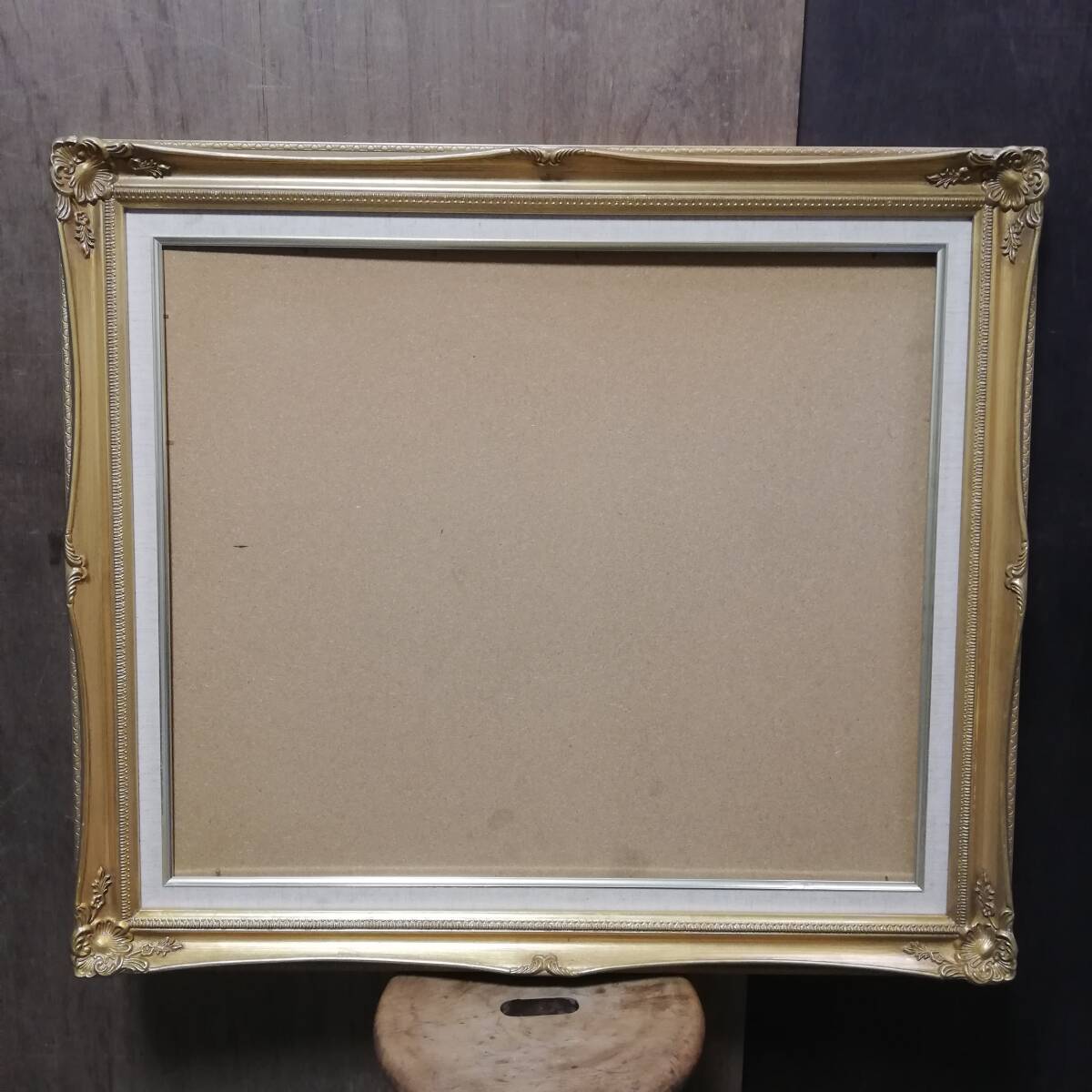 木製 装飾 ゴールド 額縁 63.5cm×73cm