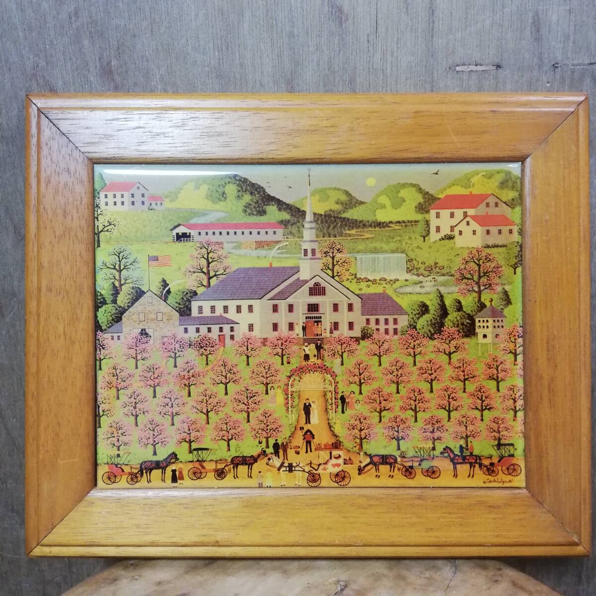 Charles Wysocki Georgina's Country Creations チャールズ ワイソッキー ウォールアート 壁掛け アメリカ製