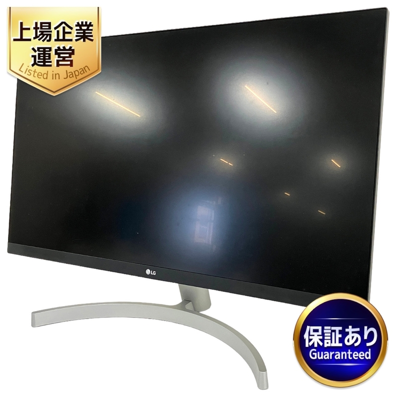 LG 27UK600-W 2017年製 エレクトロニクス 液晶 ディスプレイ モニター PC周辺機器 中古 楽 B8998089