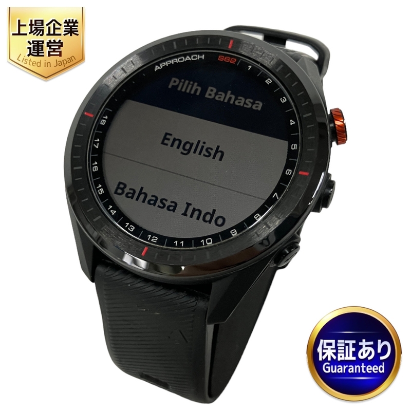 GARMIN APPROACH S62 GPS ゴルフ ウォッチ ガーミン 中古 B9040079