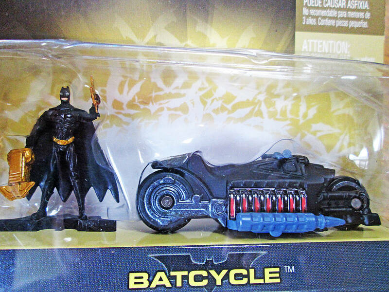 ★日本未発売★絶版 バットマン ビギンズ【BATCYCLE】フィギュア付/マテル/ゴッサムシティ/バットモービル/バットポット/オートバイ/バイク