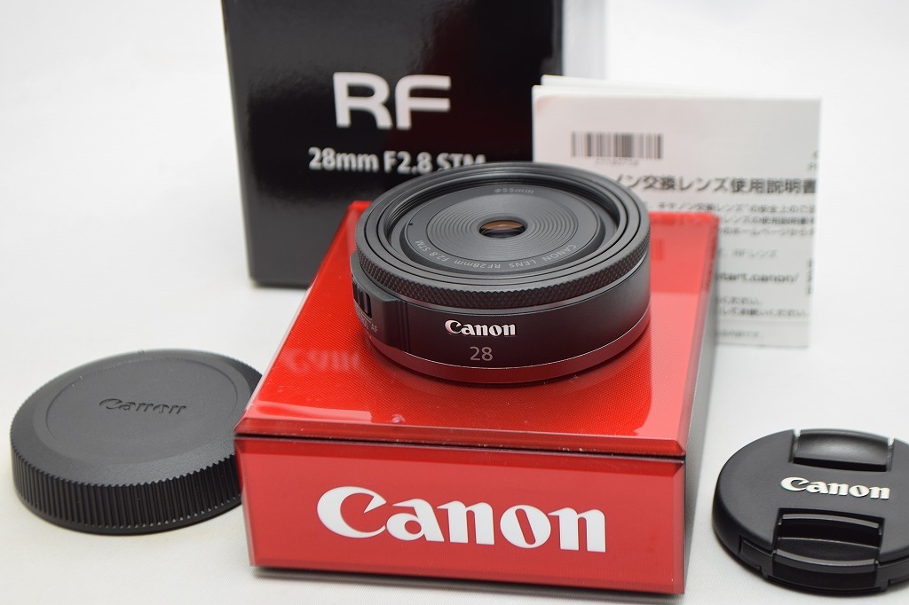 美品★Canon キヤノン RF 28mm F2.8 STM★元箱付