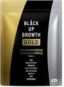 BLACK UP GROWTH GOLD (ノコギリヤシ10800㎎ / ケラチン6075㎎ / 亜鉛) サプリメント 30日