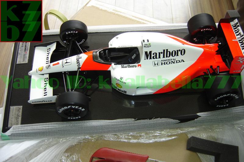 【玩具模型】AMALGAM MCLAREN MP4-6 AYRTON SENNA F1 JAPANESE GRAND PRIX 1991 アマルガムマクラーレン合金模型車ミニカー1:8スケール S53