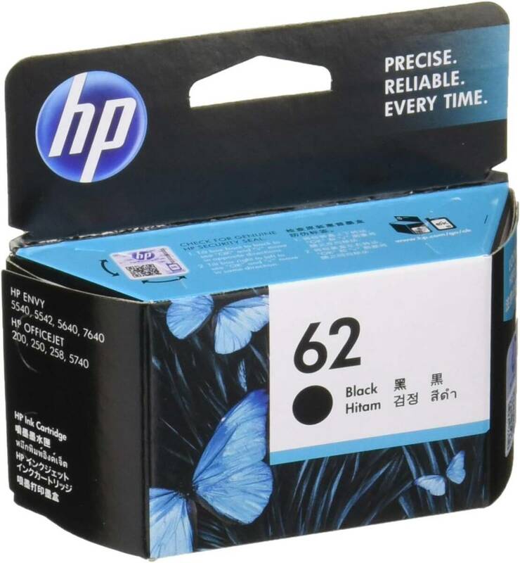 HP HP62 純正 インクカートリッジ 黒 C2P04AA