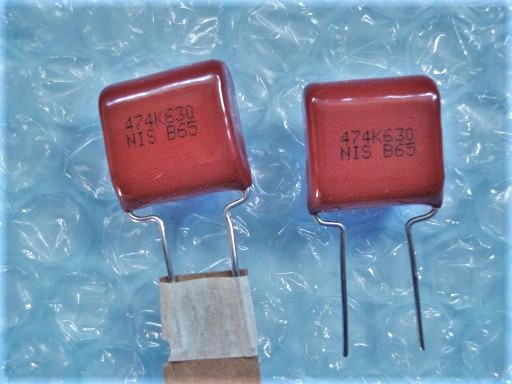 B0003　日精電機　NISSEI　フィルムコンデンサ　0.47μF±10%　630V　２個セット