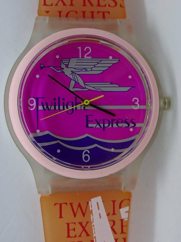 JR西日本伊勢丹 トワイライトエクスプレス 腕時計 ピンク