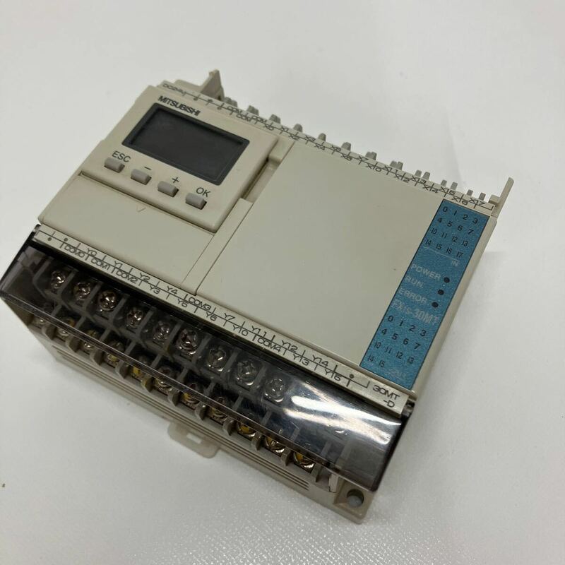 三菱　MITSUBISHI　FX1S-30MT-D　シーケンサ　マイクロシーケンサ　プログラマブルコントローラ　通電確認のみ　A-872