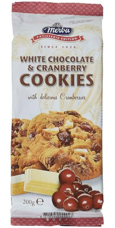 メルバ　パティシエエディション ホワイトチョコレート＆クランベリー　クッキー　200ｇ