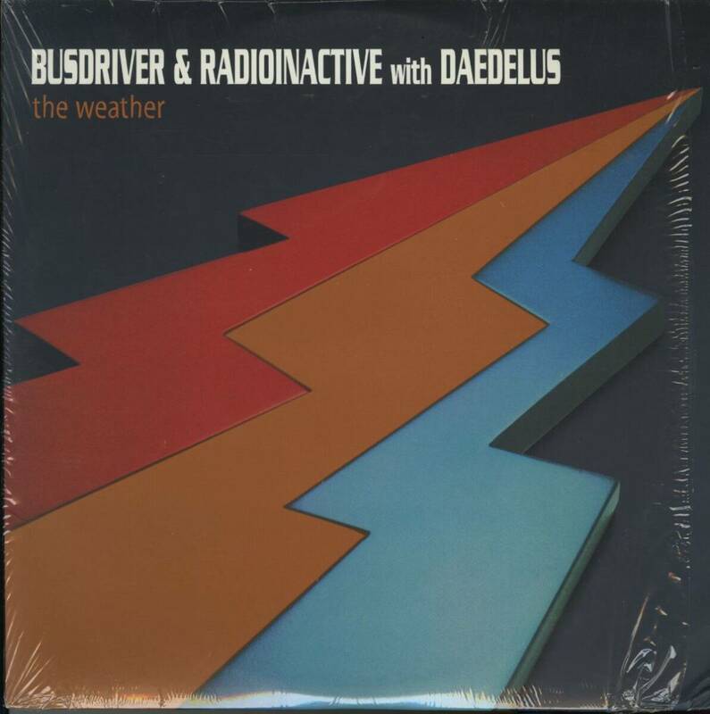 シュリンク付き 米MushオリジLP！Busdriver & Radioinactive With Daedelus / The Weather 2003年 MH-215 Hip Hop ヒップホップ 西海岸